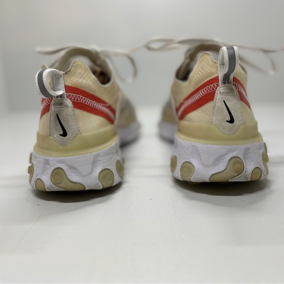 Nike React Element 87 Sail Light Bone Red Men’s 8.5 Women’s 10 Running Sneakers main image 2